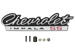 1966 GRILLE EMBLEM, IMPALA SS